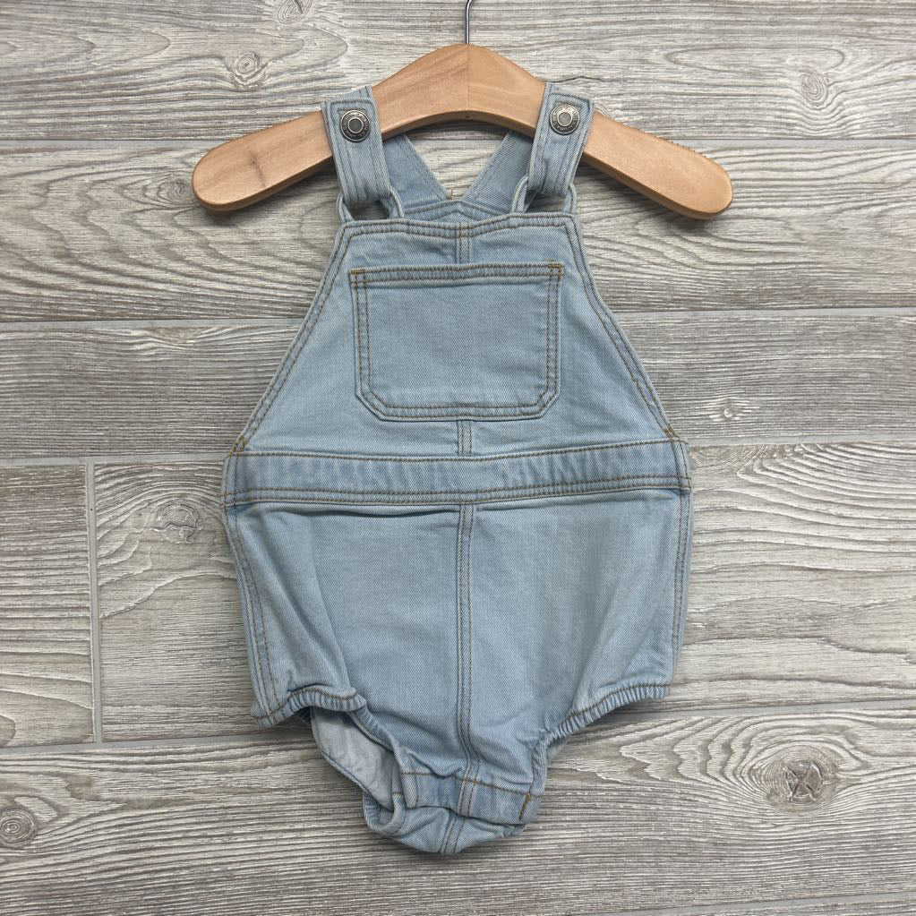 Denim Bubble Romper 12M