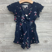 NEW Flutter Sleeve Romper Flowers 9-12M