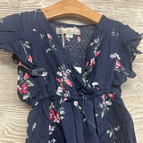 NEW Flutter Sleeve Romper Flowers 9-12M