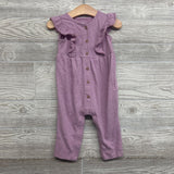 Textured Flutter Sleeve Button Up Outfit 12M