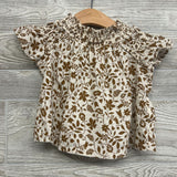 Smocked Shirt Flowers 18-24M