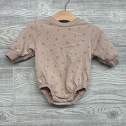 Crewneck Romper Flowers 0-3M
