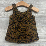Tank Dress Animal Print Chest Pocket 0-3M
