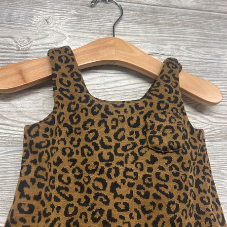 Tank Dress Animal Print Chest Pocket 0-3M