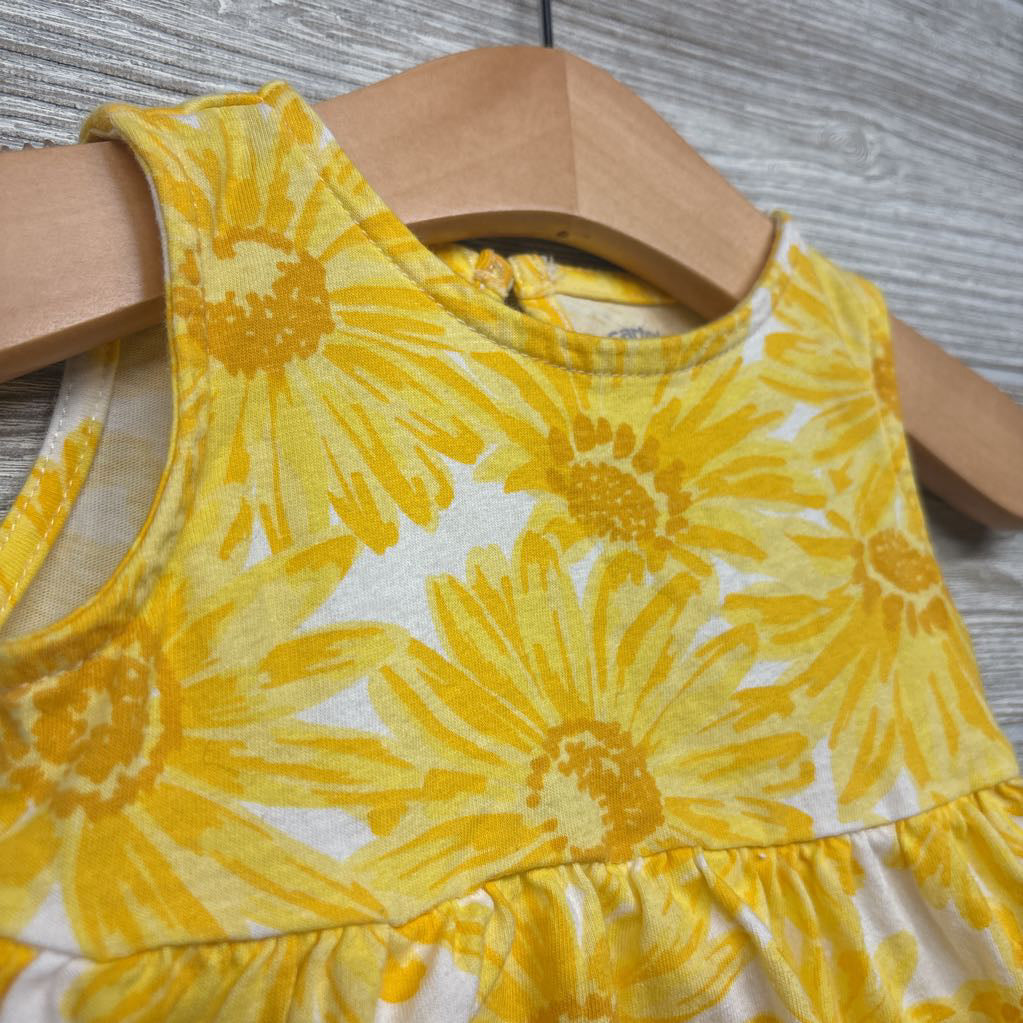 Tank Sunsuit Flowers 9M