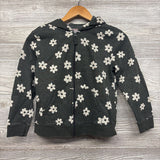 Full Zip Hoodie Flowers 10-12