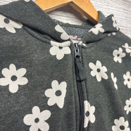 Full Zip Hoodie Flowers 10-12