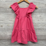 Textured Flutter Sleeve Dress 6-7