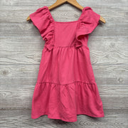 Textured Flutter Sleeve Dress 6-7