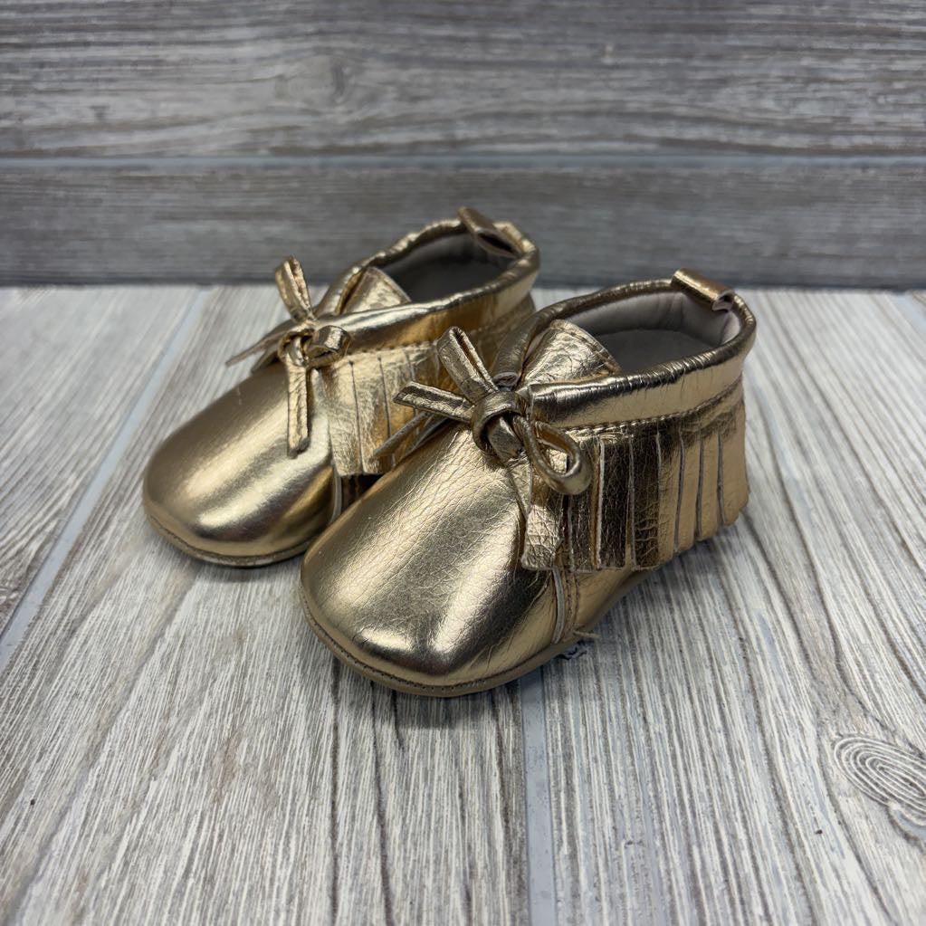 Metallic Fringe Moccasins 1c