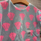 NEW Flutter Sleeve Shirt Seashells 5T