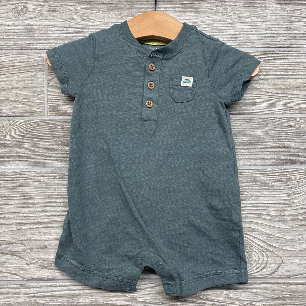 Henley Shorty Romper Van 3M