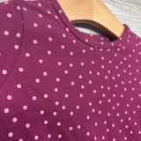 LS Peplum Shirt Dots 9M