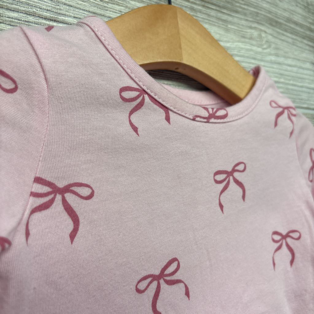LS Peplum Shirt Bows 9M
