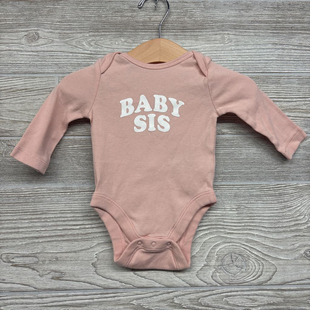 LS Bodysuit Baby Sis 0-3M
