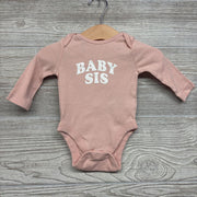LS Bodysuit Baby Sis 0-3M
