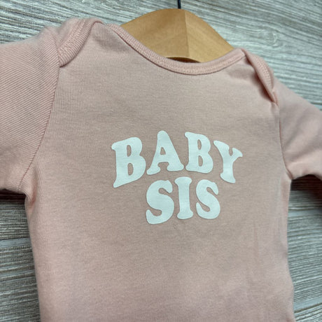 LS Bodysuit Baby Sis 0-3M