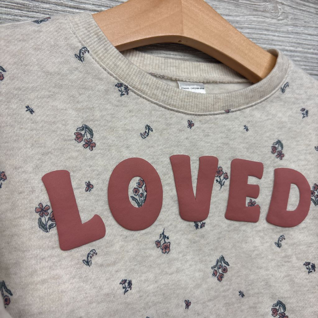 Crewneck Loved Flowers 4T