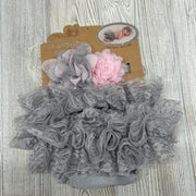 NEW Photo Prop Ruffle Diaper Cover, Headband Set