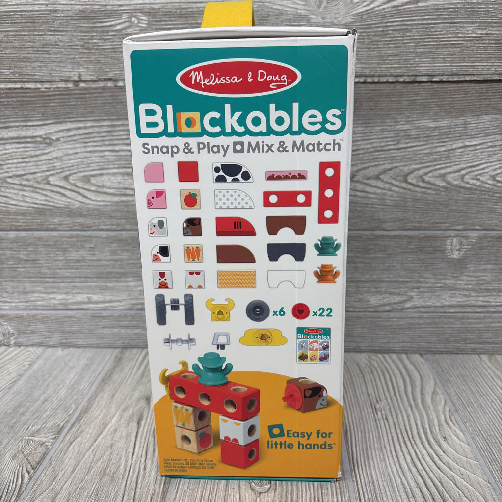 Blockables Snap & Play Mix & Match Farm Play Set