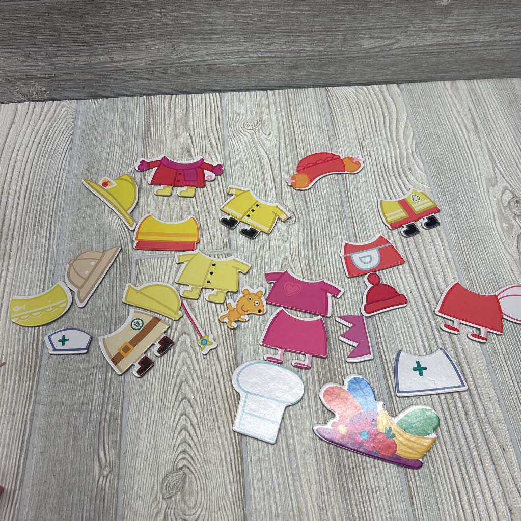 Magnetic Wood Dress Up Doll