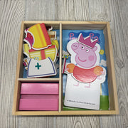 Magnetic Wood Dress Up Doll