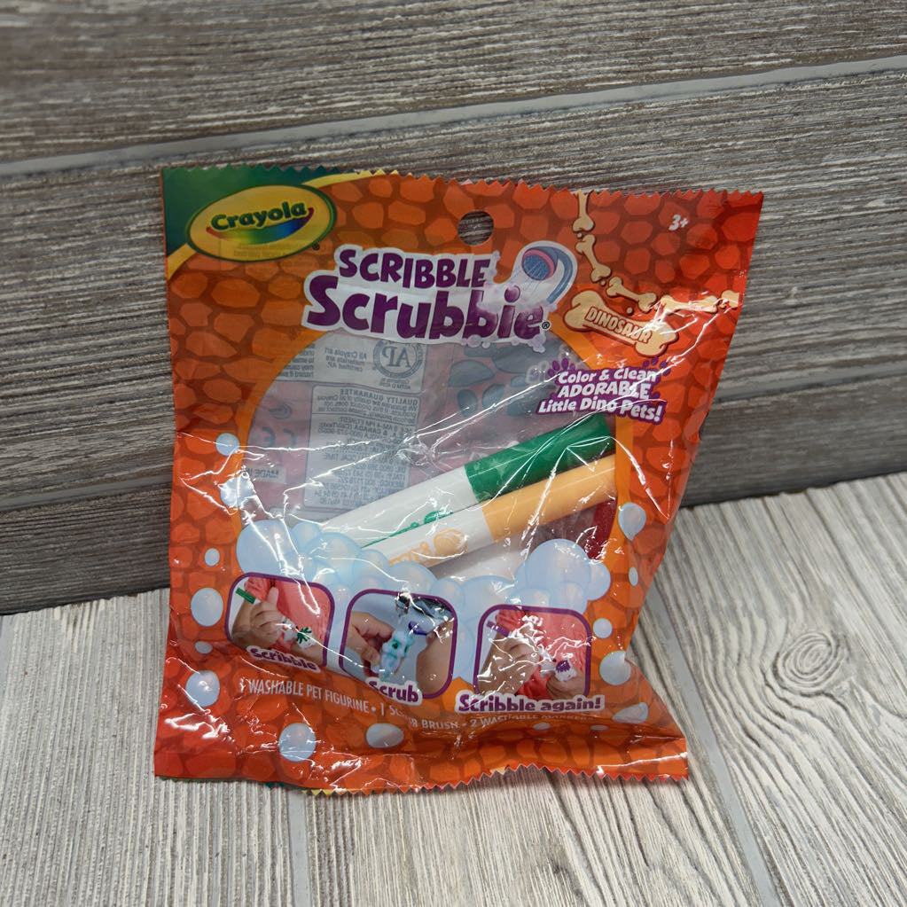 NEW Scribble Scrubbie Dinosaur