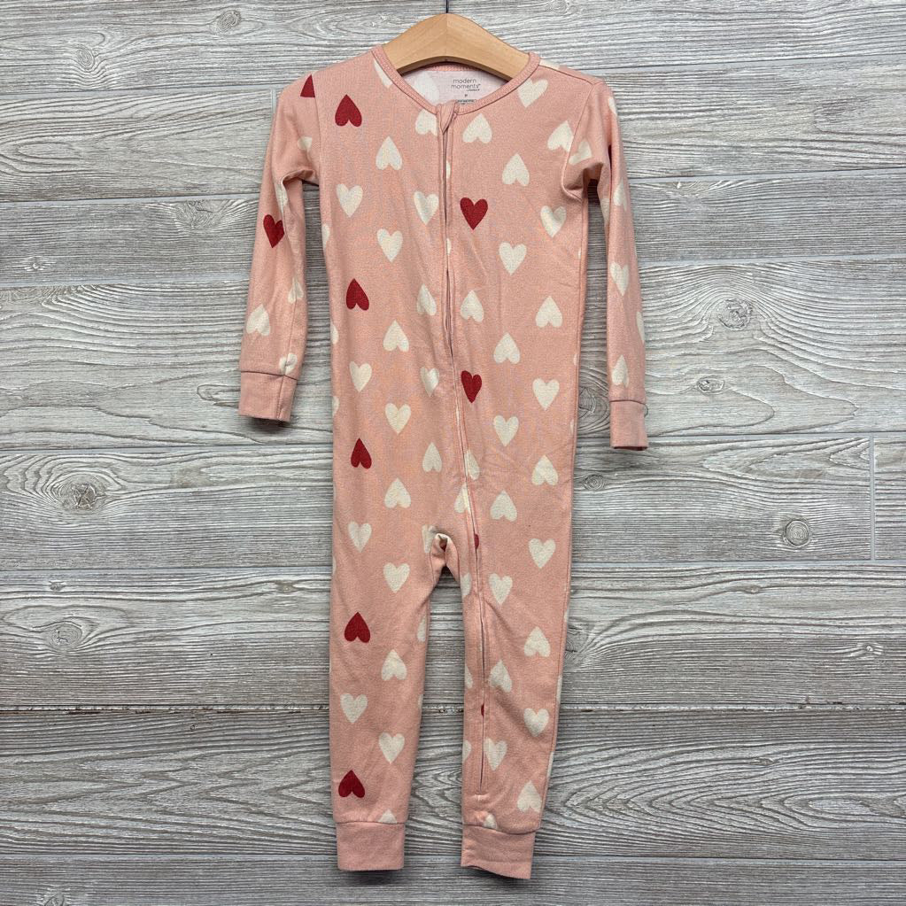 Footless Sleeper Hearts 3T