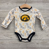 LS Bodysuit IA Hawkeyes Go Team Popcorn 6-9M