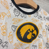 LS Bodysuit IA Hawkeyes Go Team Popcorn 6-9M