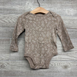 LS Bodysuit Flowers 18M
