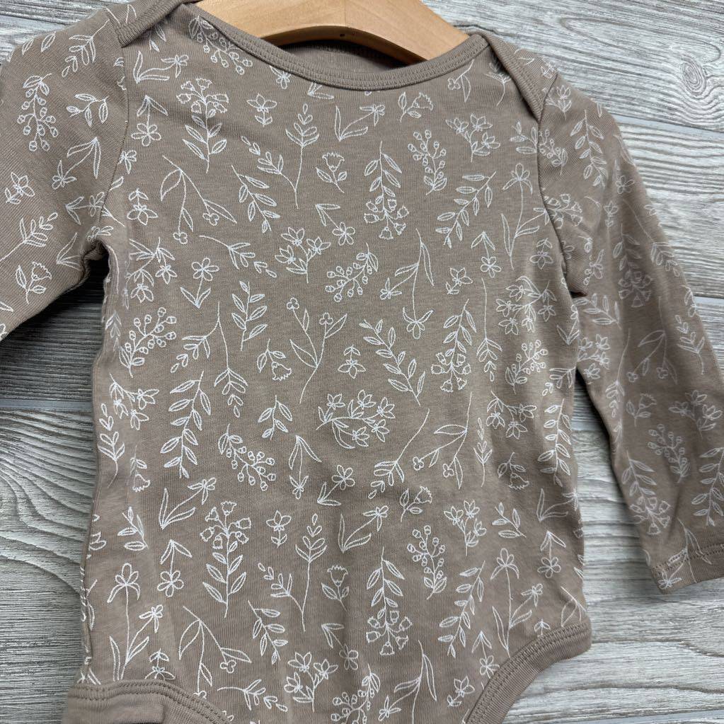 LS Bodysuit Flowers 18M