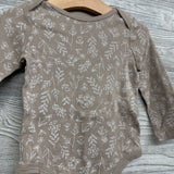 LS Bodysuit Flowers 18M