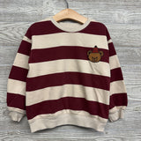 Crewneck Stripes Bear 5t