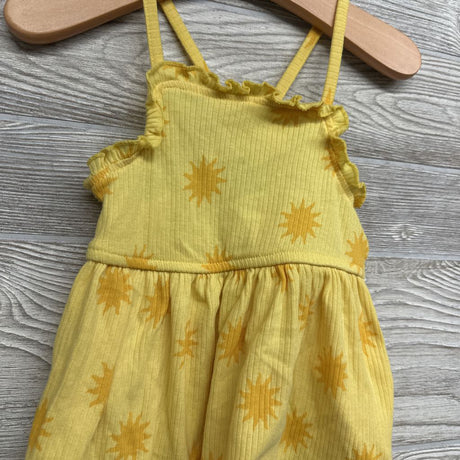 Ribbed Ruffle Sleeveless Dress Suns12M