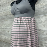 Clip Down Nursing Pj Gown Small