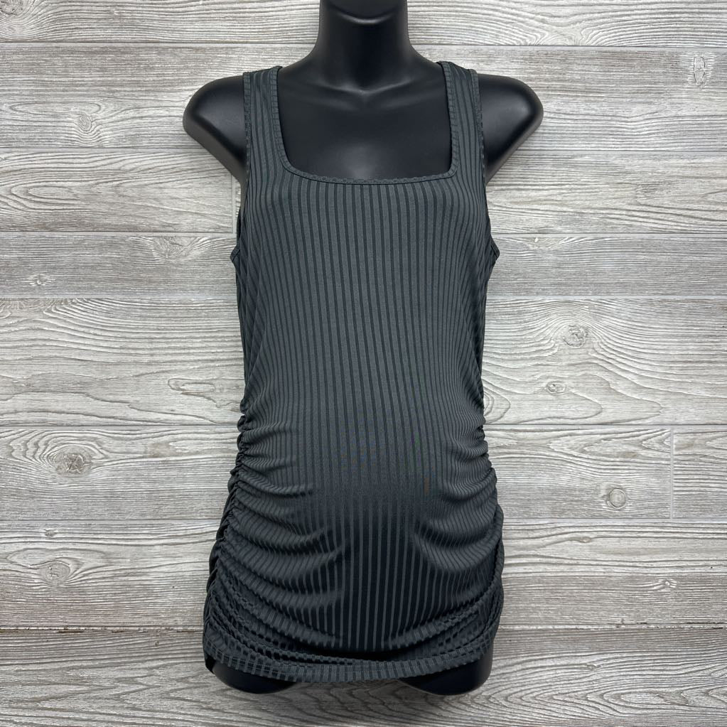 Ribbed Ruched Tank Top Medium