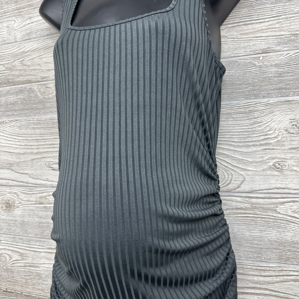 Ribbed Ruched Tank Top Medium