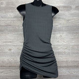Ribbed Ruched Tank Top Medium