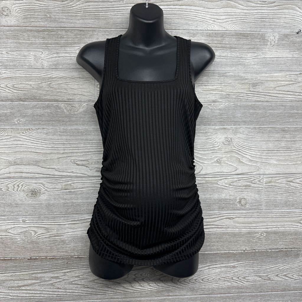 Ribbed Ruched Tank Top Medium