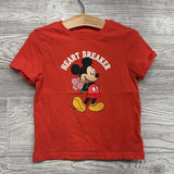 Shirt Heart Breaker Mickey Mouse 3t