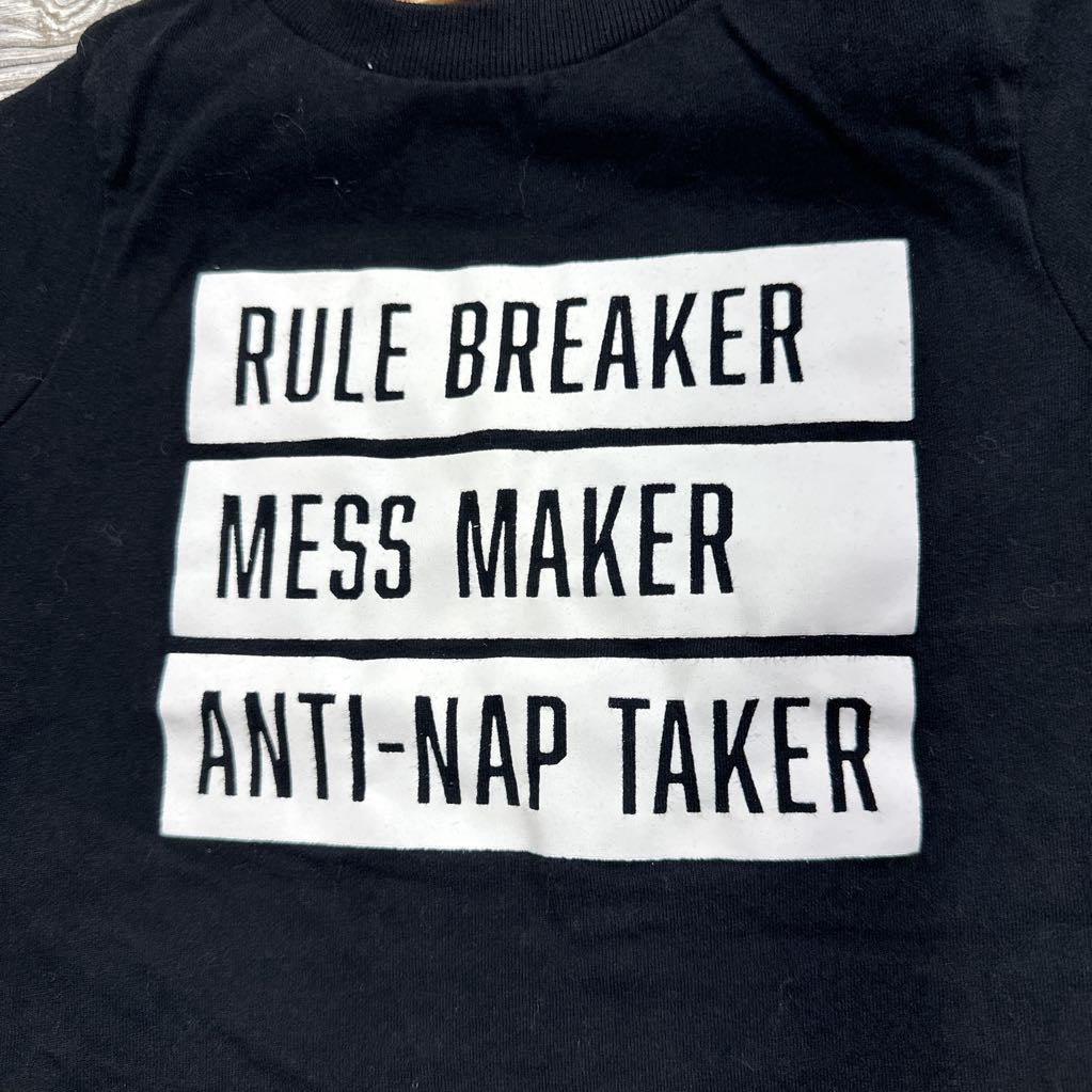 Shirt Rule Breaker Mess Maker 9-12M