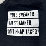Shirt Rule Breaker Mess Maker 9-12M