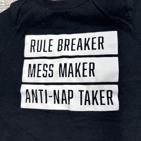 Shirt Rule Breaker Mess Maker 9-12M