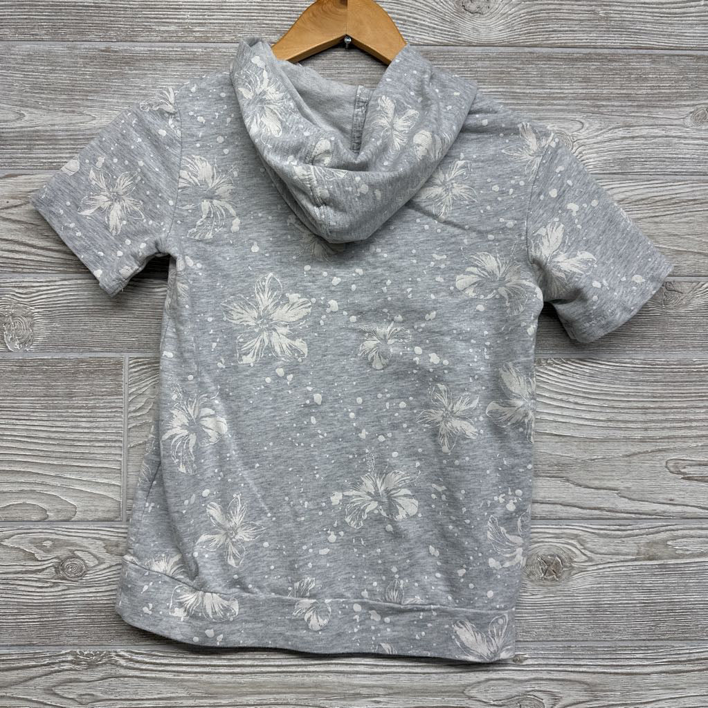 Shirt W/ Hood Flowers 8-10