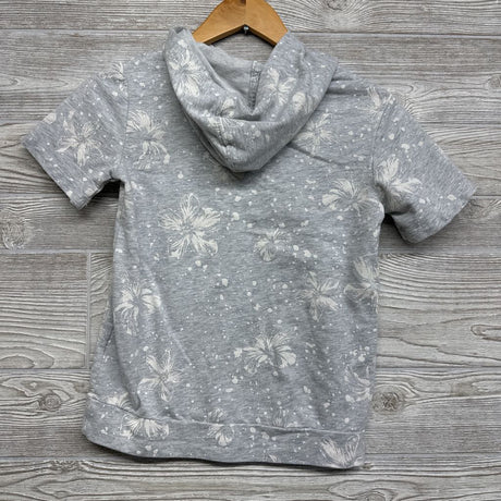 Shirt W/ Hood Flowers 8-10