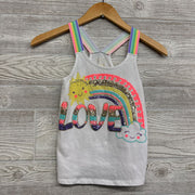 Tank Top Sequins Love 7-8