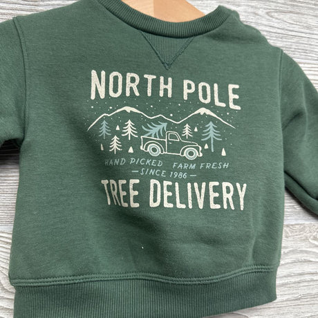 Crewneck North Pole Tree Delivery 3M