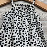 Tank Top Romper Dots 0-3M