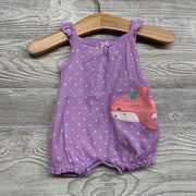 Romper Shark Dots NB